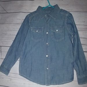 Blue Jean Dress Shirt